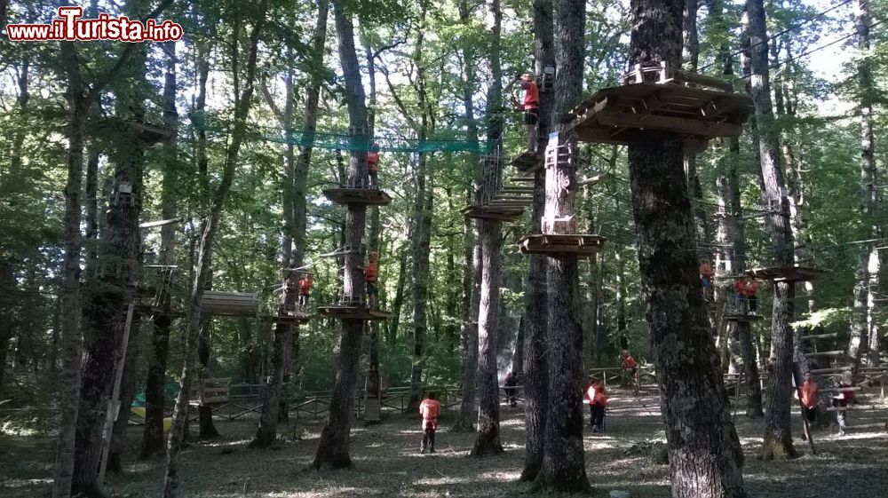 Il Parco Avventura Cerris Park a Chiauci, Bosco Sant’Onofrio