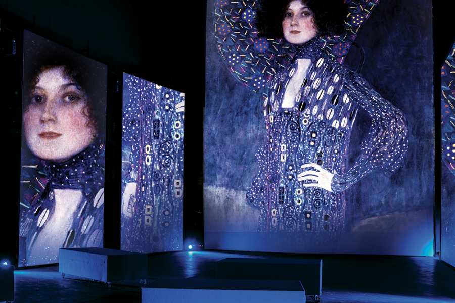 La mostra Klimt Experience a Napoli, Basilica dello Spirito Santo