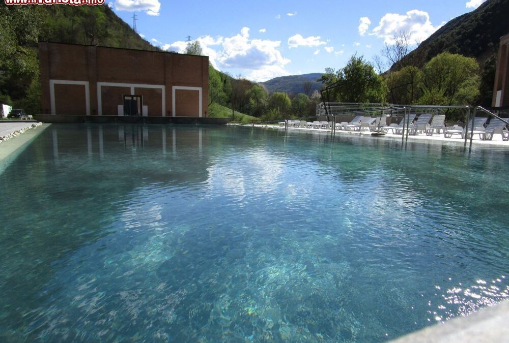 Lo Stabilimento termale dei Bagni di Triponzo a Cerreto di Spoleto