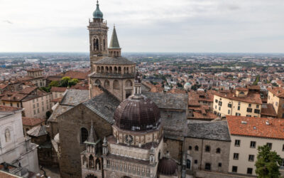 Bergamo panorama città alta Bergamo panorama città alta