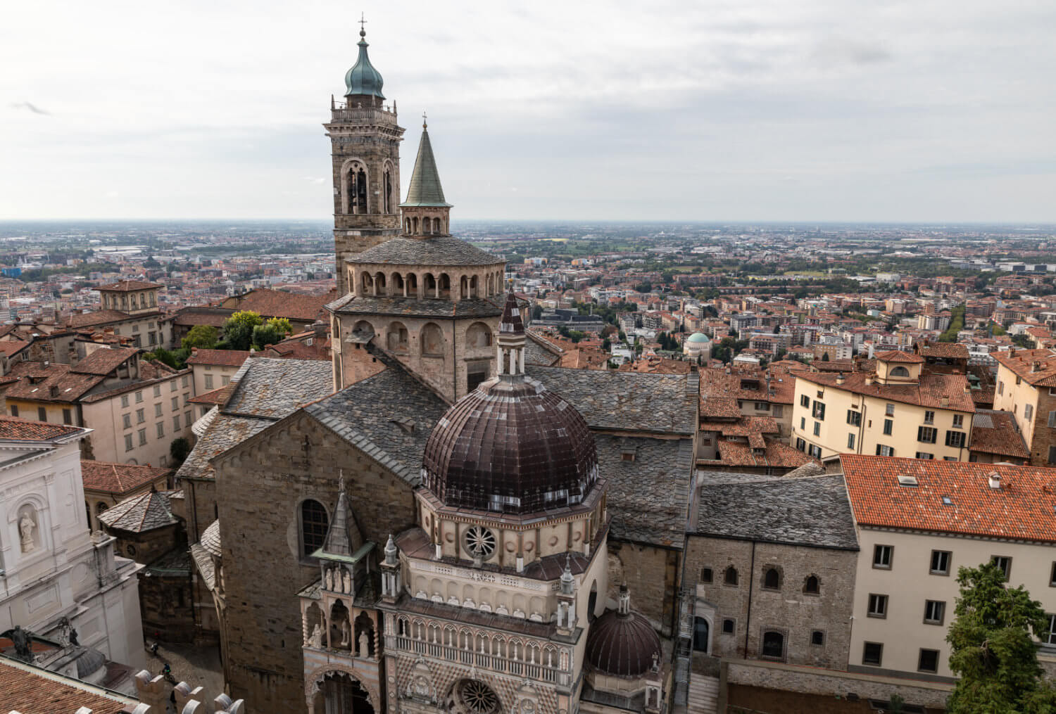 Bergamo panorama città alta Bergamo panorama città alta