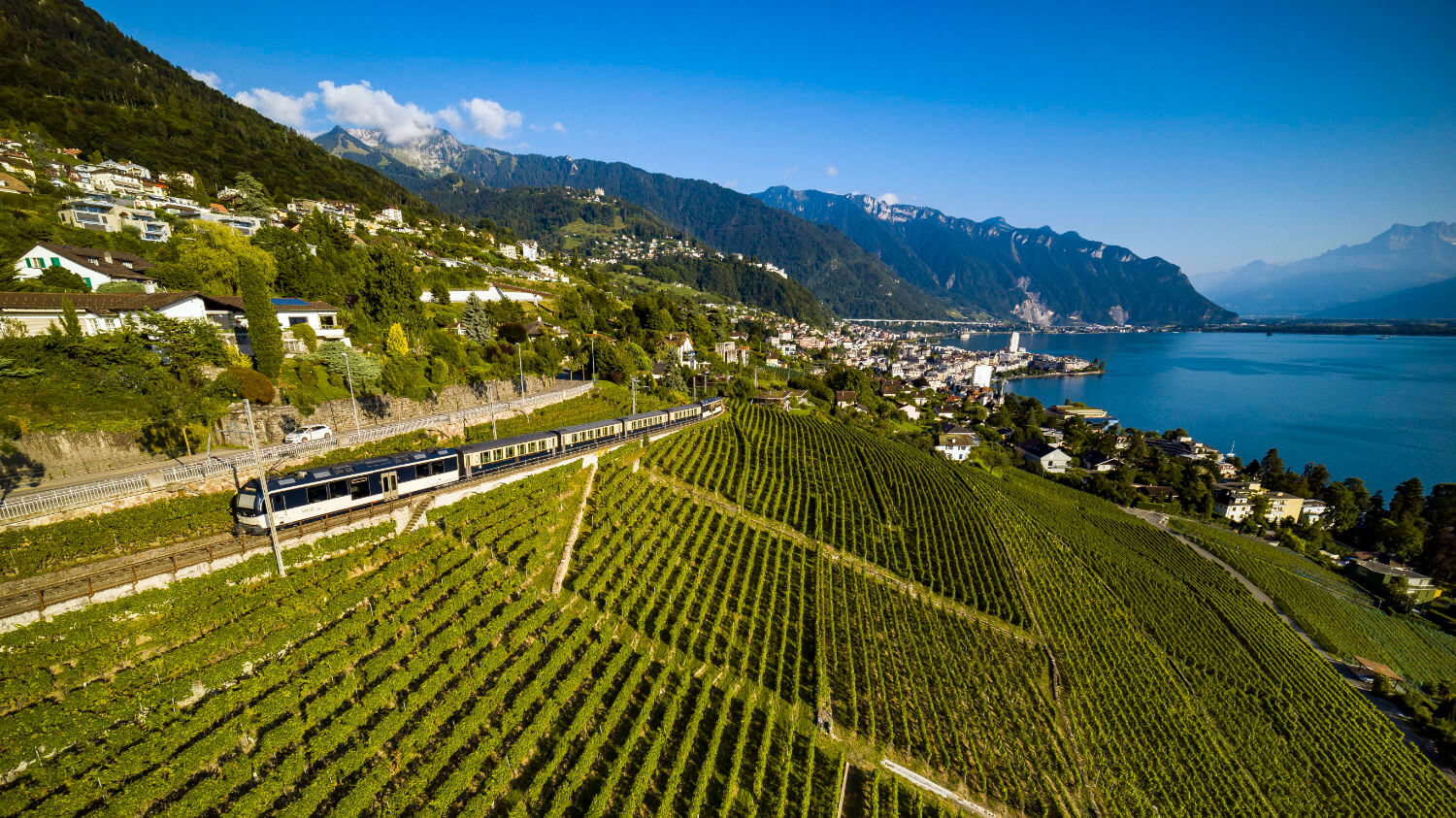da Losanna a Montreux in treno da Losanna a Montreux in treno