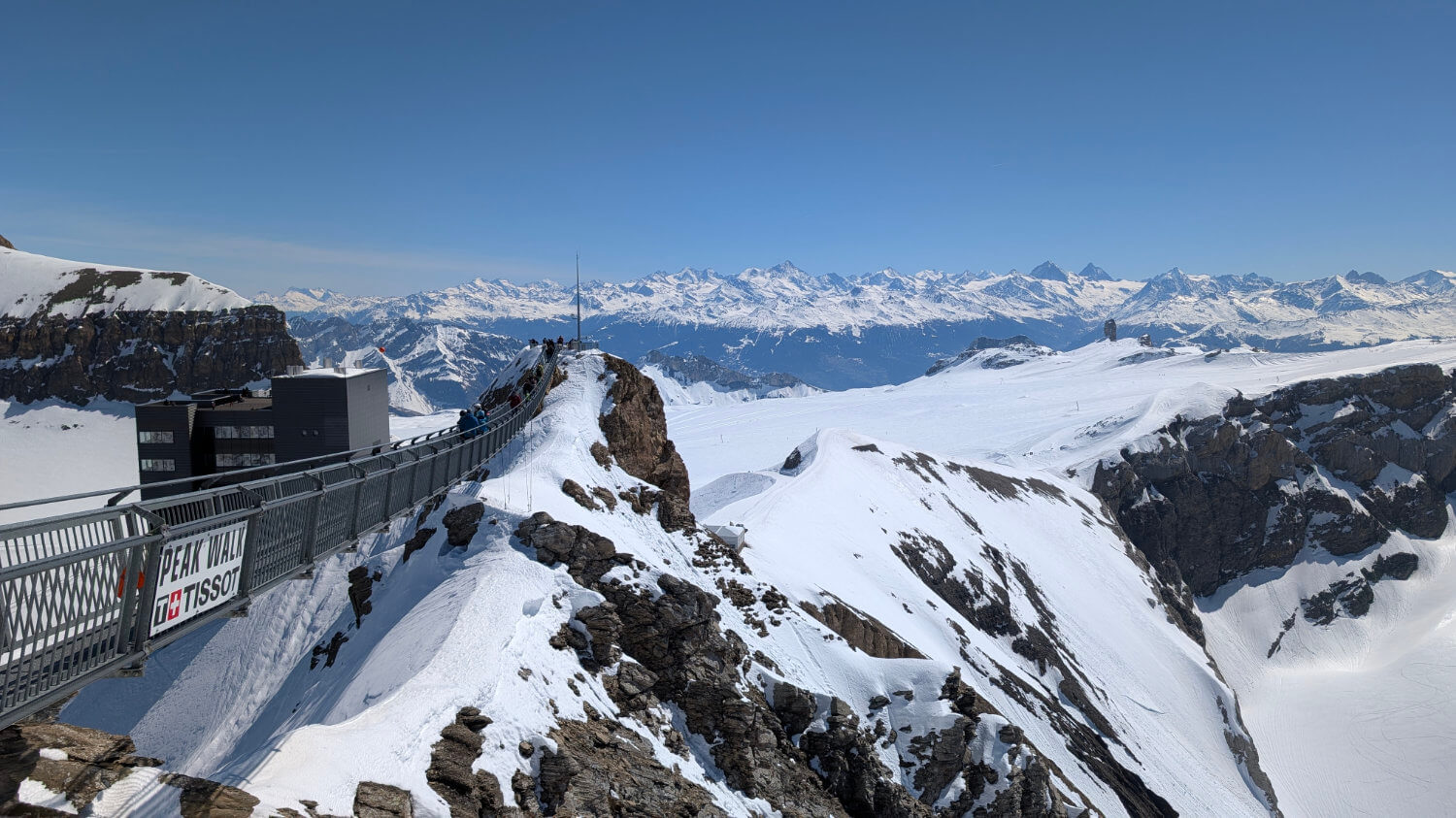 peak walk tissot Glacier 3000