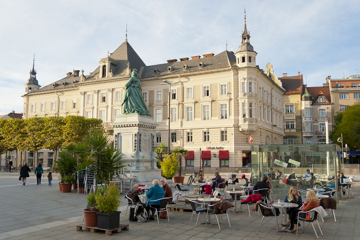 Neuer Platz, il salotto centrale di Klagenfurt © Franz Gerdl